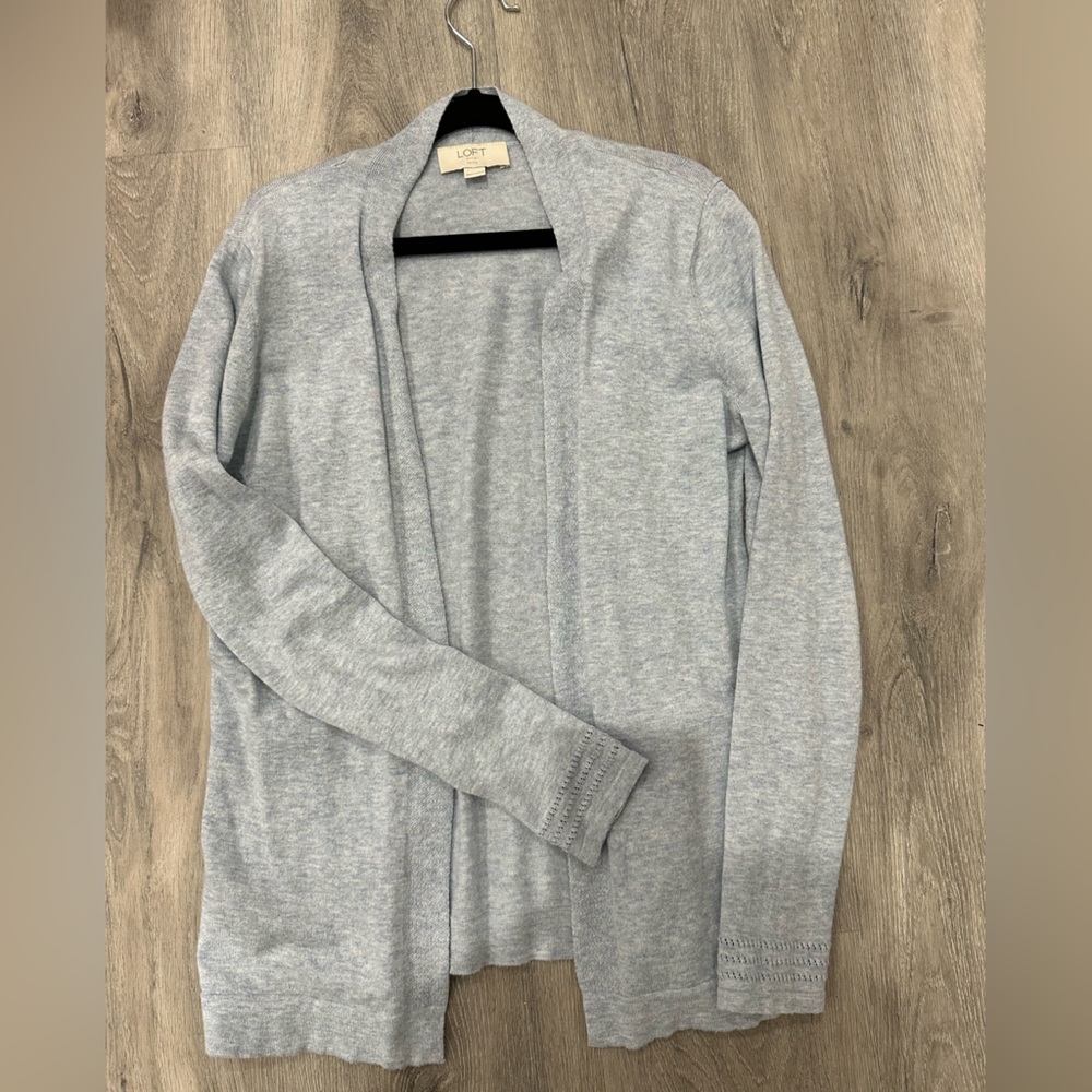 LOFT EUC Open Drape Sweater XXSP